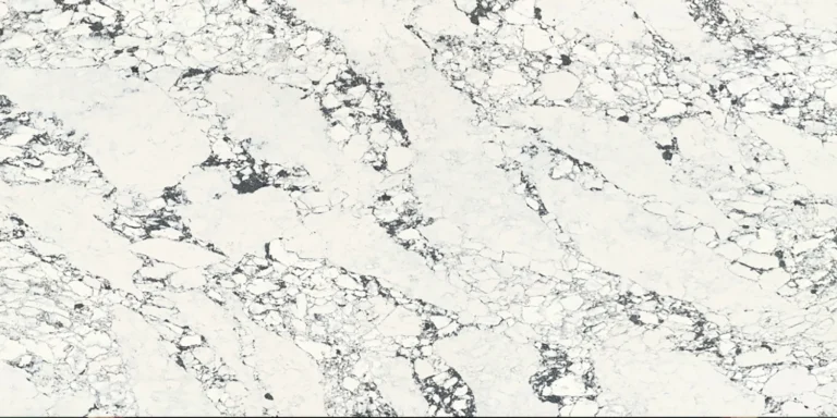 MA3510 black veined quartz, slab face