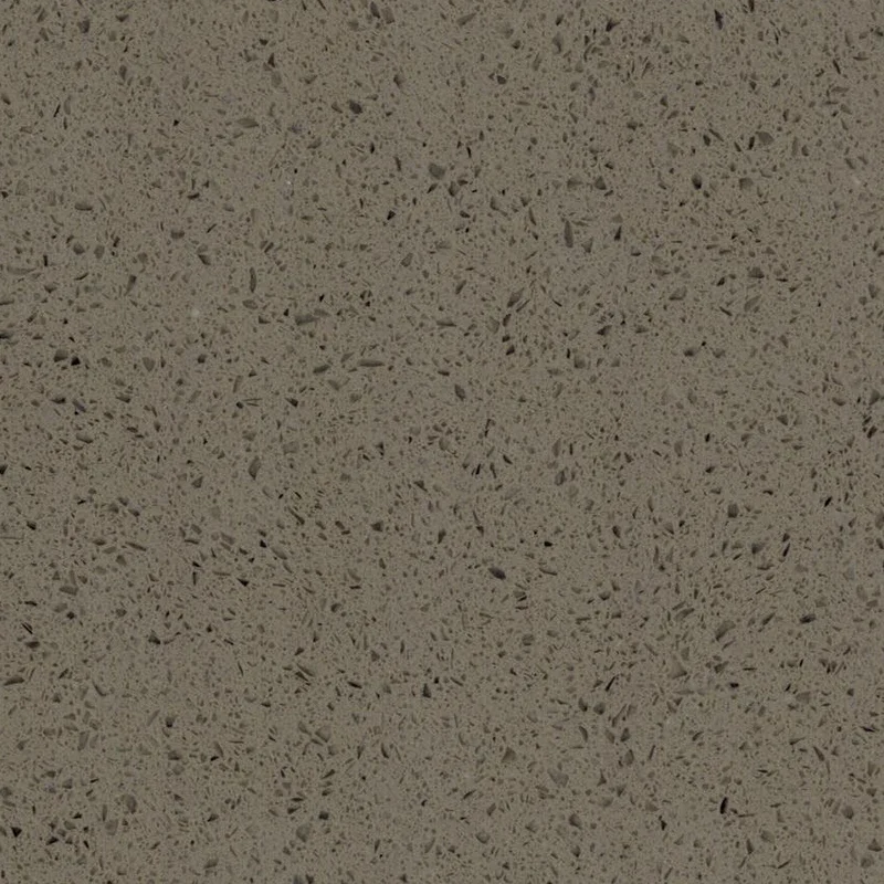 Dark Taupe Aggregate cultured marble slab - dark taupe-brown ground with very fine light fleck — slab face